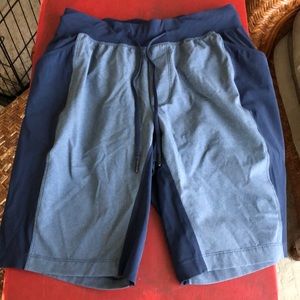 Blue lululemon shorts